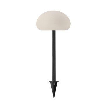 Nordlux Sponge - grondspot op piek - oplaadbaar via USB-kabel - Ø 20 x 51,5 cm - 3 stappen Moodmaker functie - 4,8W LED incl. - IP65 - wit en zwart