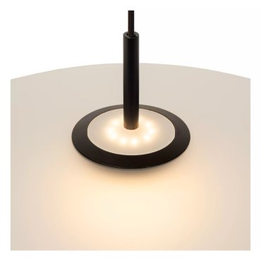 Lucide Menga - hanglamp - Ø 60 x 150 cm - 18,6W dimbare LED incl. - opaal