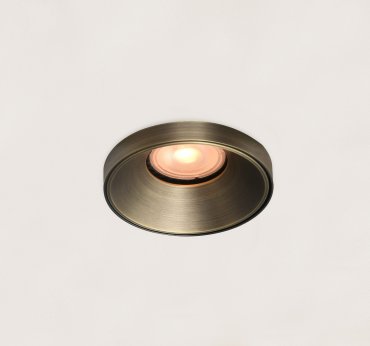 Artdelight Malmo - inbouwspot - Ø 85 mm, Ø 75 mm inbouwmaat - antiek brons