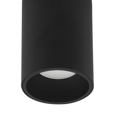 Nova Luce Ned - opbouwspot 1L - Ø 7 x 10 cm - zandzwart