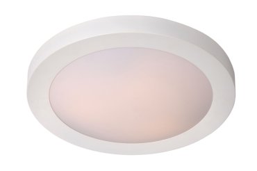 Lucide Fresh 2 - plafondverlichting -  Ø 35 x 9,5 cm - wit
