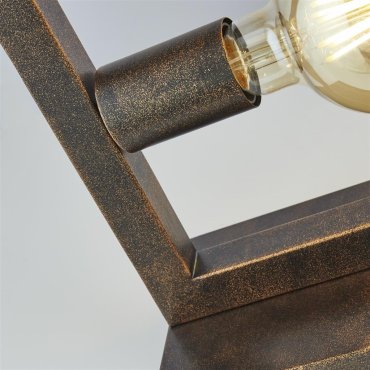Searchlight Oblong - tafellamp - 12 x 46 cm - rustiek bruin