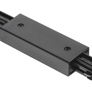 Nordlux Link Double Adaptor - 1-fase railsysteem - tussenconnector - 9,5 x 3,5 x 1,8 cm - zwart