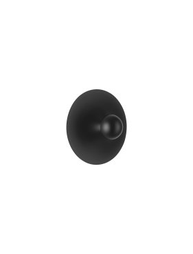 Nova Luce Edem - wandlamp - Ø 25 x 11 cm - 9W LED incl. - zandzwart