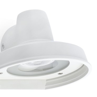 Faro Bronx - wandverlichting - 14,4 x 13,3 x 9,6 cm - IP44 - mat wit