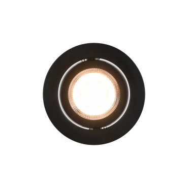 Nordlux Monolo - inbouwspot - Ø 82 mm, Ø 68 mm inbouwmaat - 3 stappen dimbare - 4,8W LED incl. - zwart