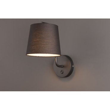 Maxlight Chicago - wandverlichting met schakelaar - 20 x 29 x 32 cm - zwart