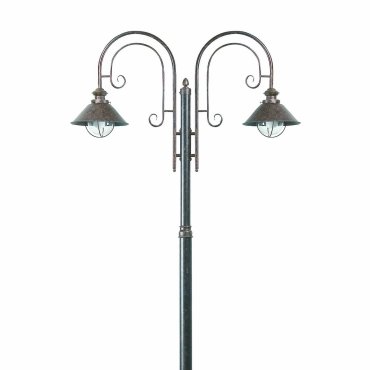 Faro Nautica – lantaarnpaal - 108 x 18,5 x 225 cm - IP33 - roestbruin