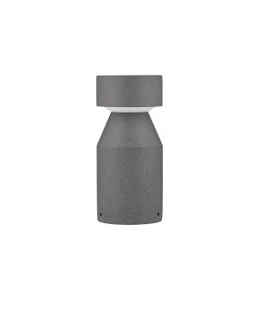 Nova Luce Lua - tuinpaal - Ø 16 x 35,5 cm - 12W LED incl. - IP65 - zwart