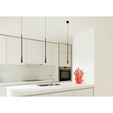 Maxlight Coffee 60 - hanglamp - Ø 3 x 160 cm - 7W LED incl. - zwart