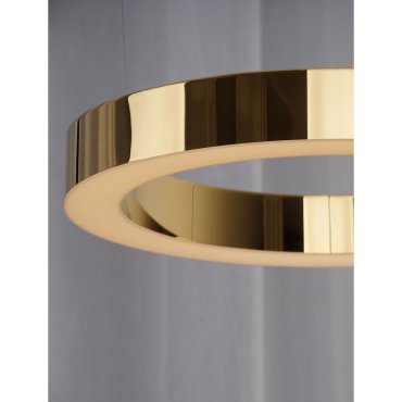 Maxlight Luxury - hanglamp - Ø 110 x 250 cm - 67W dimbare LED incl. - goud