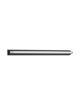 Nova Luce Endo - wandlamp - 60 x 5,5 x 4,5 cm - 19W LED incl. - IP44 - zandzwart