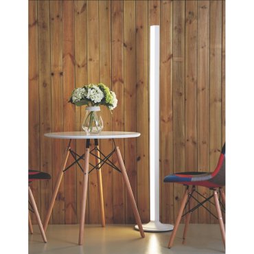 Artdelight Frankfurt - staanlamp - 3-standen touch schakelaar - 154 cm - 20W LED incl. - wit