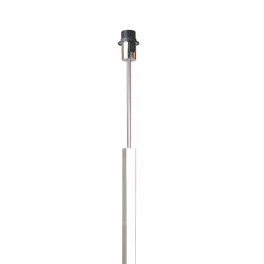 Artdelight Cubano - staanlamp - 124 cm - mat staal