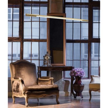 Maxlight Organic - hanglamp - 100 x 140 cm - 16W LED incl. - goud