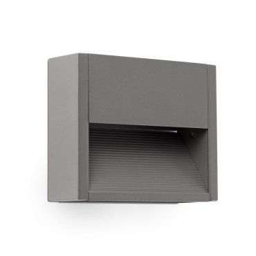 Faro Grada - wandverlichting - 15,7 x 4,6 x 12,8 cm - 3W LED incl. - IP54 - donkergrijs