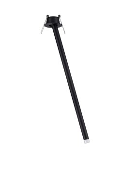 Nova Luce Stilvi - plafondlamp - Ø 5 x 44 cm - 4W LED incl. - zandzwart