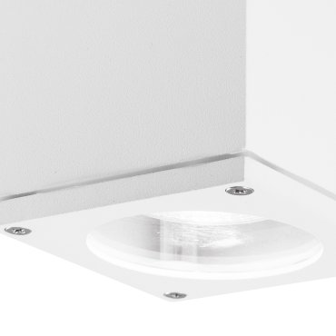 Nova Luce Cerise - buiten plafondlamp - 8,6 x 8,6 x 9 cm - IP54 - wit
