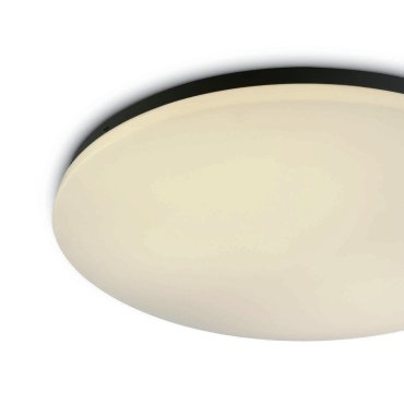 ONE Light LED Slim Line Plafo - plafondverlichting - Ø 55 x 7,5 cm - 55W LED incl. - zwart