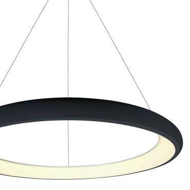ONE Light LED Pendant Rings - hanglamp - Ø 61 x 120 cm - 50W LED incl. - zwart