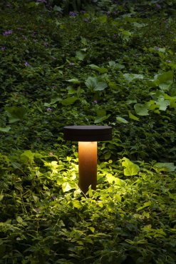 Faro Espot - tuinpaal - Ø 16 x 35 cm - 9W LED incl. - IP65 - roestbruin