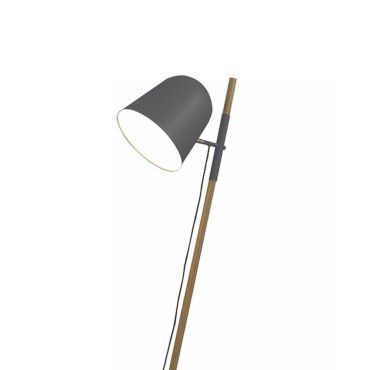 Artdelight Sensa - staanlamp - 150 cm - zwart en lichtbruin