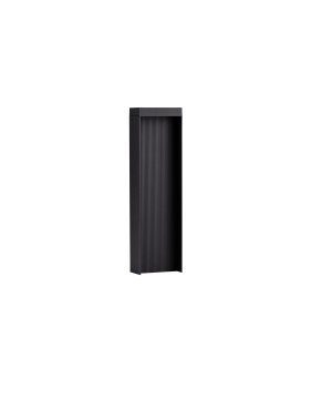 Nova Luce Alley - tuinpaal - 14 x 50 x 8 cm - 8W LED incl. - IP65 - donker antraciet
