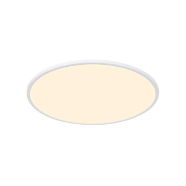 Nordlux Smart Oja - plafondverlichting - slimme verlichting - Ø 60 x 2,3 cm - 30W LED incl. - 2700K-6500K - wit