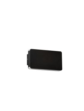 Nova Luce Artu - buiten wandverlichting - 17,5 x 9,5 x 3 cm - 10W LED incl. - IP65 - zandzwart