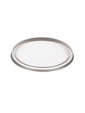 Nova Luce Ormi - plafondlamp - Ø 60 x 7 cm - 48W dimbare LED incl. - champagnebruin