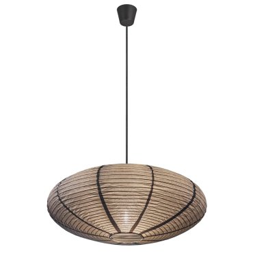 Nordlux Villo - papieren lampenkap zonder pendel - Ø 60 x 24 cm - grijs