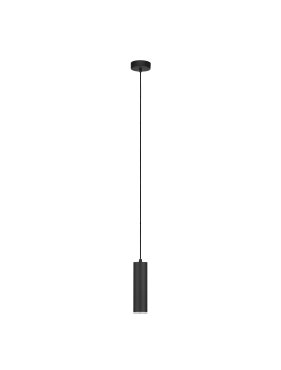 Nova Luce Mao - hanglamp - Ø 5,5 x 200 cm - IP44 - zandzwart