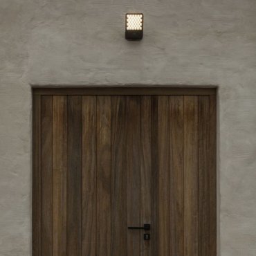 Lutec Atlantis - verstraler met sensor - 22,2 x 14,1 x 12,4 cm - 14W LED incl. - 4000K - IP54 - donker grijs
