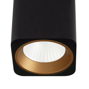 Maxlight Tub - plafondverlichting - 6 x 6 x 6,5 cm - 7W LED incl. - zwart