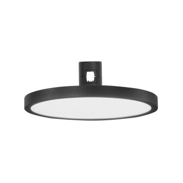 Nova Luce Art - lichtpunt magnetisch railsysteem - Ø 16 x 5 cm - 15W LED incl. - zandzwart