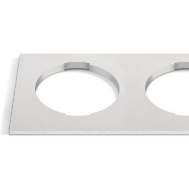 ONE Light - vierkante decoratieve dubbele basis - 10105H - wit