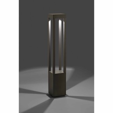 Faro Agra - tuinpaal - 10,8 x 10,8 x 65 cm - 9W LED incl. - IP55 - donkergrijs