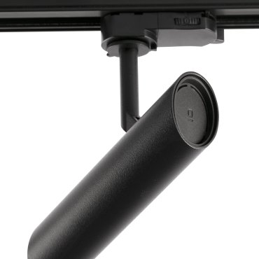 Faro Leo - rail spot - 3-fase railsysteem - 3,9 x 14,2 cm - 7W LED incl. - mat zwart