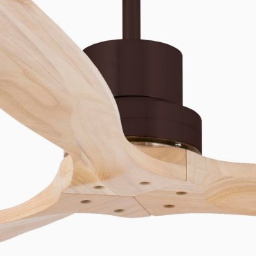 Faro Lantau L - plafondventilator - Ø 132 cm - bruin en den