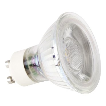 Searchlight LED Lamp - Ø 5 x 6 cm - GU10 - 4W niet dimbaar (set van 5) - 3000K - transparant