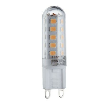 Searchlight LED Lamp - Ø 2 x 6 cm - G9 - 3W dimbaar (set van 10) - 4000K - transparant