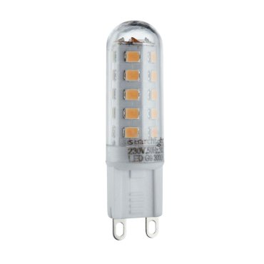 Searchlight LED Lamp - Ø 2 x 6 cm - G9 - 3W niet dimbaar (set van 10) - 4000K - transparant