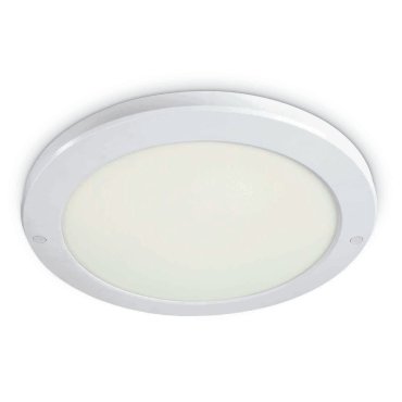 ONE Light Ultra Slim LED Panel Plafo - plafondverlichting - Ø 33 x 1,8 cm - 30W LED incl. - IP40 -  wit - warm witte lichtkleur