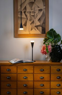 ETH Defender - hanglamp - Ø 7 x 200 cm - zwart