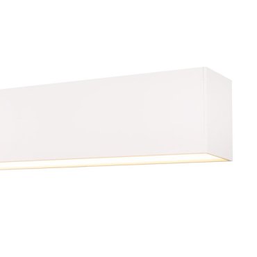 Lichtkoning Linear - plafondverlichting - 57 x 6,5 x 5 cm - 18W LED incl. dimbaar - wit - warm witte lichtkleur