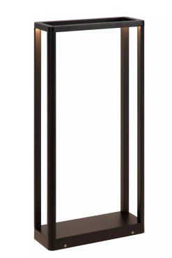 Lucide Narvik - sokkellamp - 23 x 8,6 x 50 cm - 9,2W LED incl. - IP65 - zwart