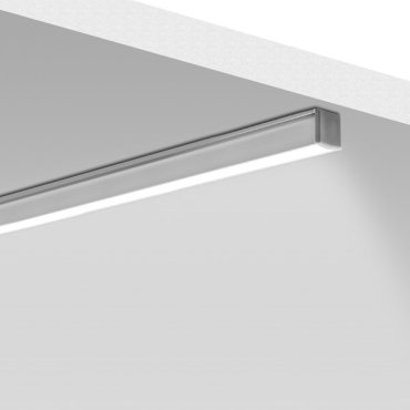 KLUS PIKO-ZM - profiel - 1 x 0,97 cm - geanodiseerd zilver