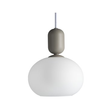 Nordlux Notti - hanglamp - Ø 20 x 223,8 cm - grijs en wit