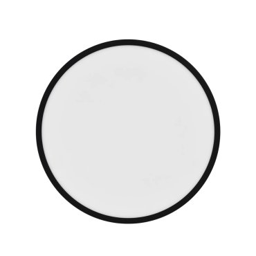 Nordlux Oja - plafondverlichting - Ø 42 x 3,2 cm - 3 stappen Moodmaker functie (2700K) - 22W LED incl. - zwart