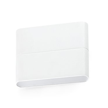 Faro Aday - wandverlichting - 11,3 x 2,2 x 9 cm - 6W LED incl. - IP54 - mat wit